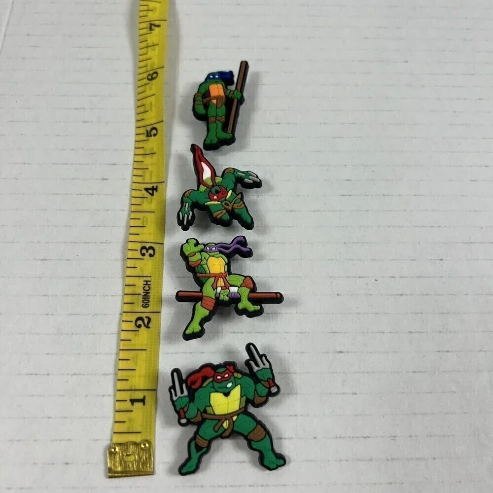 4 Shoe Charms for Crocs TEENAGE MUTANT NINJA TURTLES